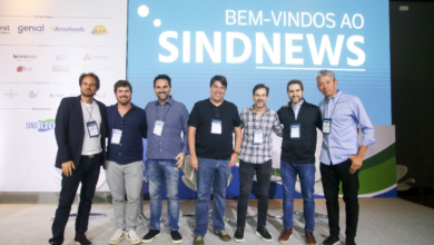 Foto do conselho, da esquerda para direita: Rodrigo Fróes, Paulo Bitelman, Rodrigo Alves, Fernando Grinberg, Erik Momo, Rodrigo Testa, Carlos Sadaki.
